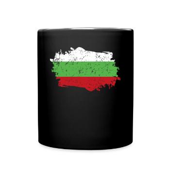 Bulgaria Flag Grunge Bulgaria Flag - Full Colour Mug - black - Front