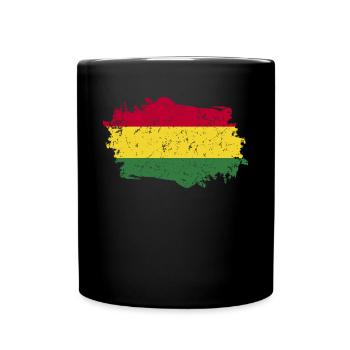 Bolivie Drapeau Grunge Bolivie Drapeau - Mug uni - noir - Devant
