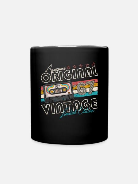 1967 Vintage Vintage Rétro Cadeau d’anniversaire - Mug uni - noir