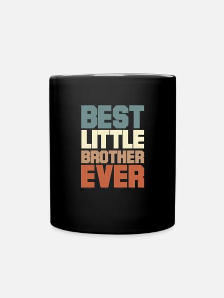 Bruder - Tasse einfarbig - Schwarz