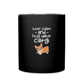 Welsh Corgi Dog Dog Dog Race Cadeau - Mug uni - noir - Devant