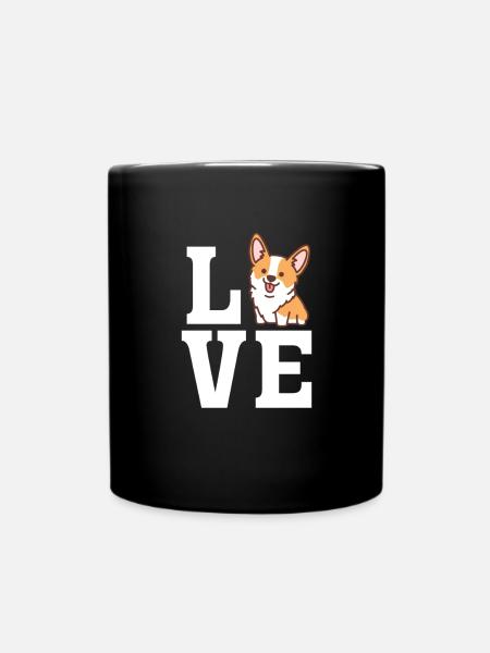 Corgi - Mug uni - noir