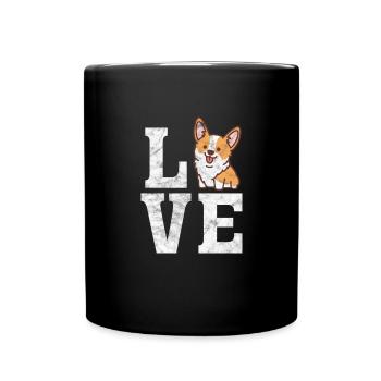 Welsh Corgi Dog Dog Dog Race Cadeau - Mug uni - noir - Devant