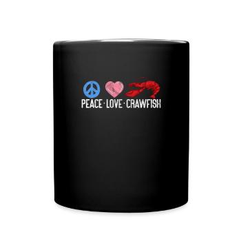 Languste Langusten Meeresfrüchte Krebs Geschenk - Tasse einfarbig - Schwarz - Vorne