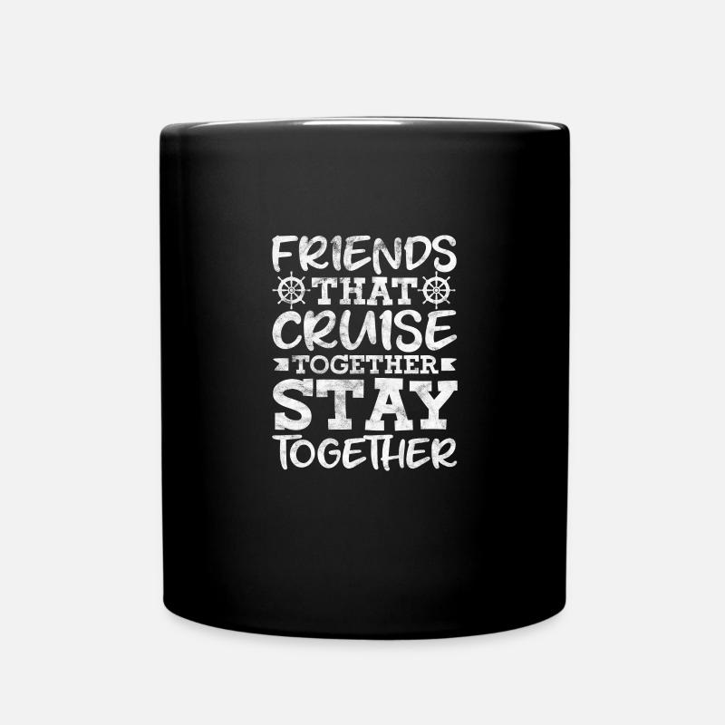 Kreuzfahrt Kreuzfahrtschiff Urlaub Schiff Geschenk - Tasse einfarbig - Schwarz