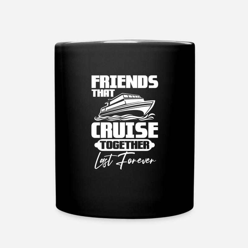 Kreuzfahrt - Tasse einfarbig - Schwarz