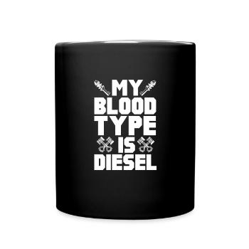 Diesel Auto Tuning Véhicule à Essence Cadeau - Mug uni - noir - Devant