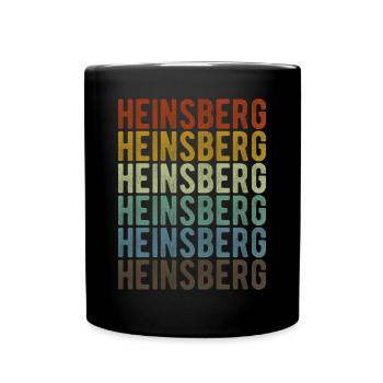 Heinsberg Stadt Retro Vintage - Tasse einfarbig - Schwarz - Vorne