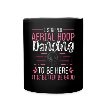 Aerial Hoop This better bet good Aerial Dancer - Tasse einfarbig - Schwarz - Vorne
