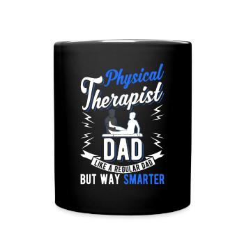 Physiotherapist Father Physio Papa - Full Colour Mug - black - Front