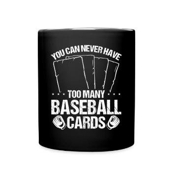 Collection de cartes de sport Collection de cartes de jeu de jeu - Mug uni - noir - Devant