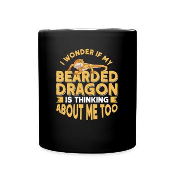 Dragon barbu Cadeau Dragon barbu - Mug uni - noir - Devant