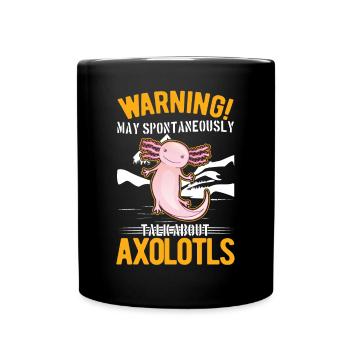 Axolotl Cadeau Queue Lurch - Mug uni - noir - Devant