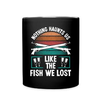 Poisson-harpon nous avons perdu Apnée Plongeur Apnée - Mug uni - noir - Devant