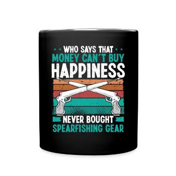 Spearo Spearfisher Gear Apnée Apnée Plongeur - Mug uni - noir - Devant