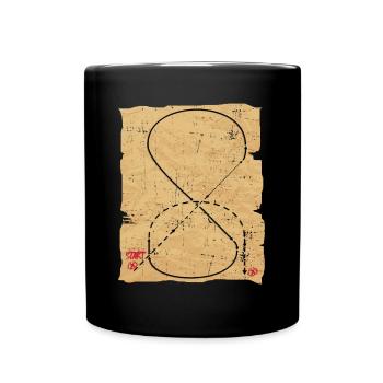 Chasse équitation anglaise cavalier cheval sport équestre - Mug uni - noir - Devant
