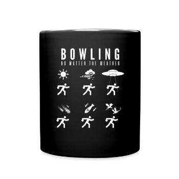 Bowling no Matter the Weather - Mug uni - noir - Devant