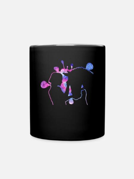 Dressur Reiten Reiten Reiter Reiten - Tasse einfarbig - Schwarz