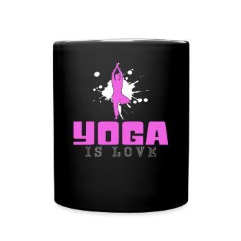 Yoga - Full Colour Mug - black - Front