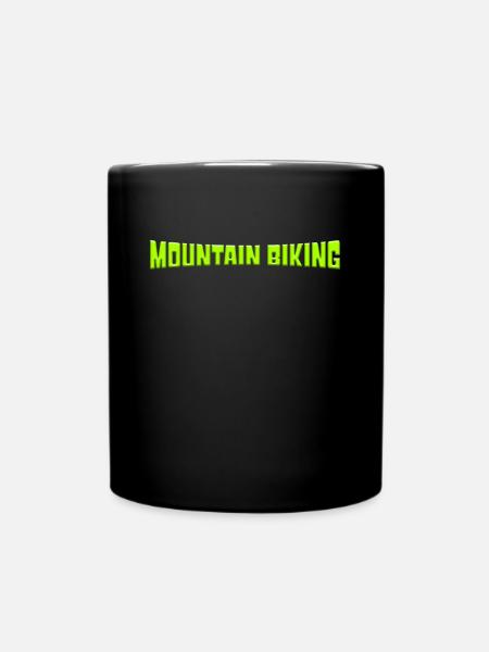 Mountain biking - Tasse einfarbig - Schwarz