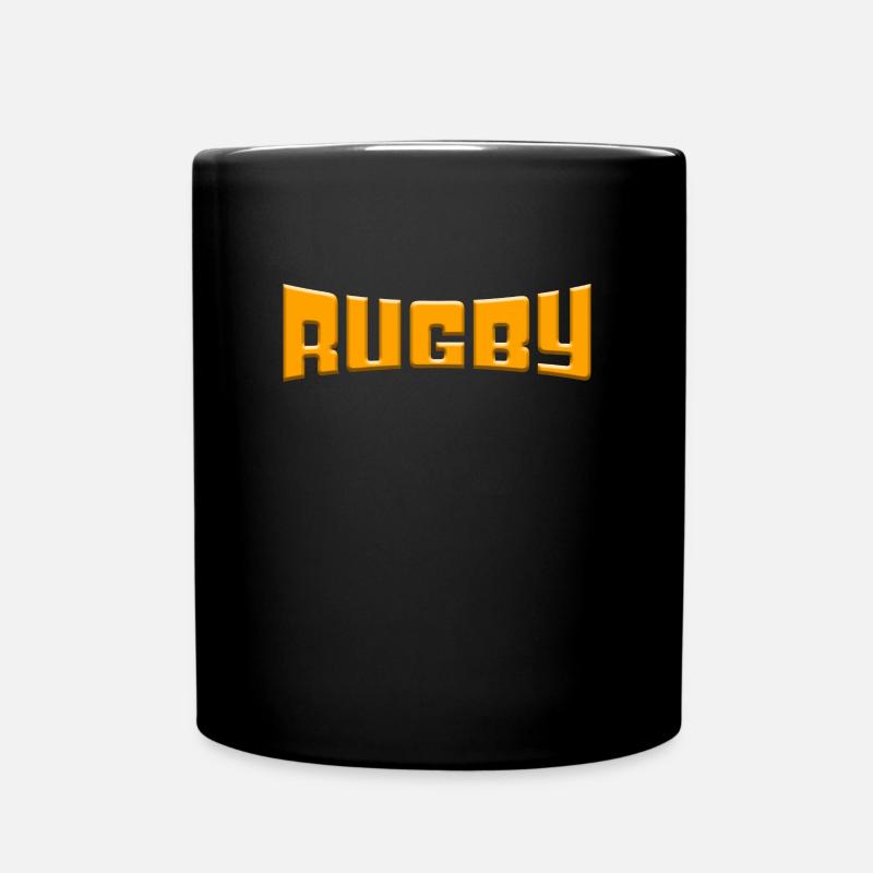rugby - Mug uni - noir