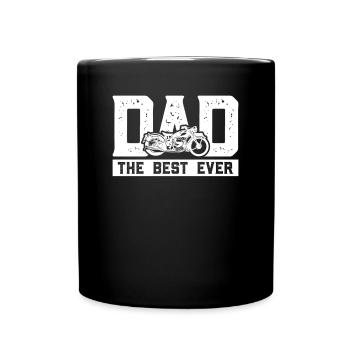 The best biker father of all time - Full Colour Mug - black - Front