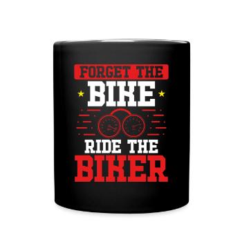 Forget the bike tour of the bikers - Full Colour Mug - black - Front