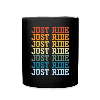 Motorcycling Simply Colorful - Full Colour Mug - black - Front