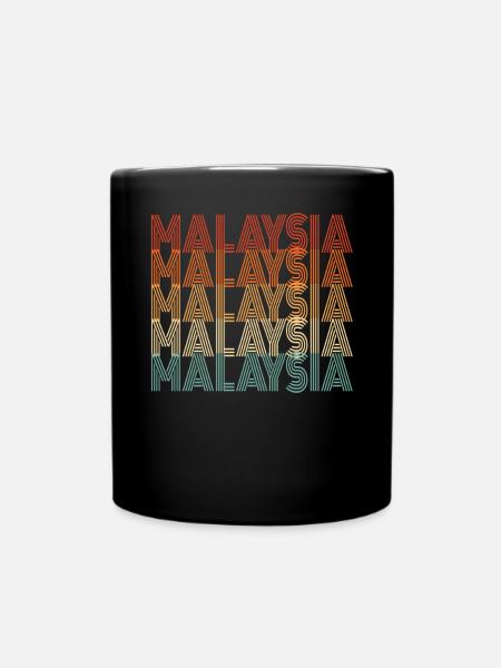 Malaysia - Full Colour Mug - black