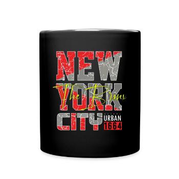 New York The Bronx USA America - Full Colour Mug - black - Front