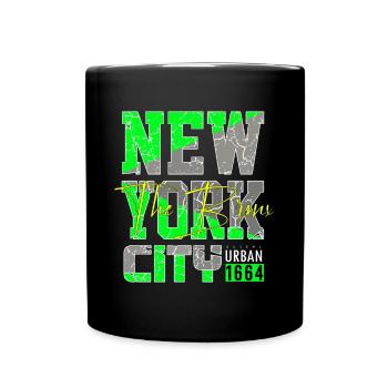 New York The Bronx USA America - Full Colour Mug - black - Front