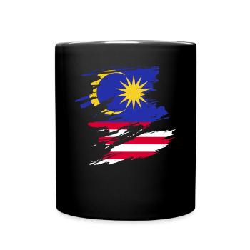 Malaysia - Full Colour Mug - black - Front