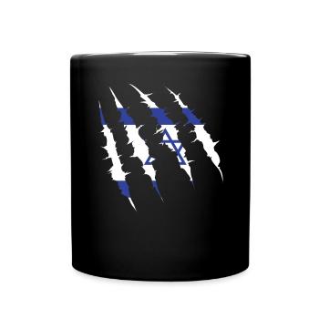 Israël - Mug uni - noir - Devant