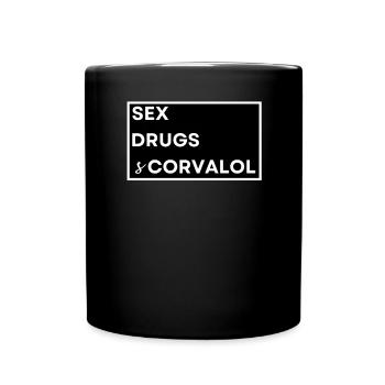Russian Humor Funny Quote Sex Cure Party - Full Colour Mug - black - Front