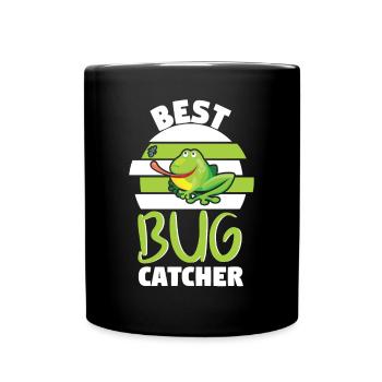 Best Bug Catcher Cute Frog - Full Colour Mug - black - Front