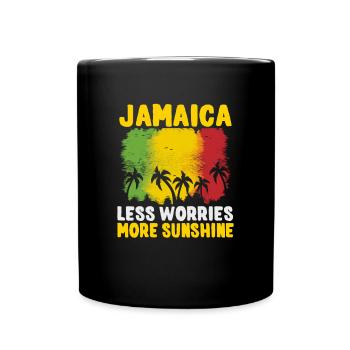 Jamaica Beach Holiday by the Sea Design Beach Motif - Mug uni - noir - Devant