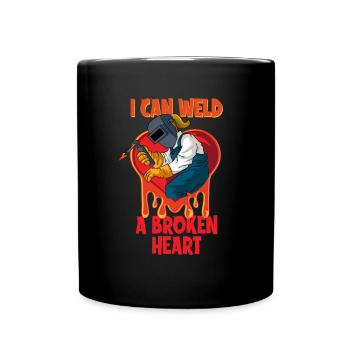 Conception de spruch de soudeur pour les métallurgistes - Mug uni - noir - Devant