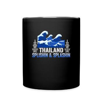 Thaïlande Beach Holiday by the Sea Design Beach Motif - Mug uni - noir - Devant