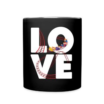 Scooter Coaster Love - Full Colour Mug - black - Front