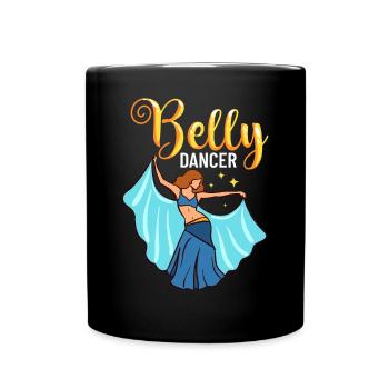 Danse du ventre Danse orientale Musique Danseur - Mug uni - noir - Devant
