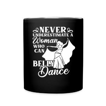 Danse du ventre Danse orientale Musique Danseur - Mug uni - noir - Devant