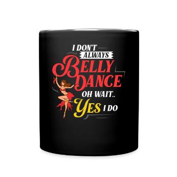 Danse du ventre Danse orientale Musique Danseur - Mug uni - noir - Devant