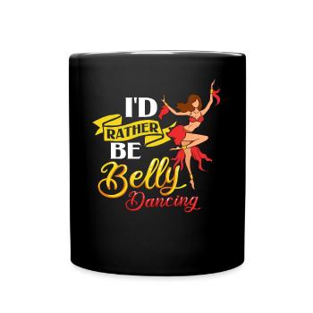 Danse du ventre Danse orientale Musique Danseur - Mug uni - noir - Devant