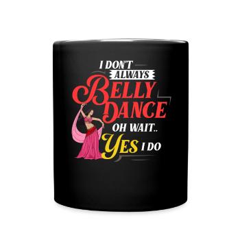 Danse du ventre Danse orientale Musique Danseur - Mug uni - noir - Devant