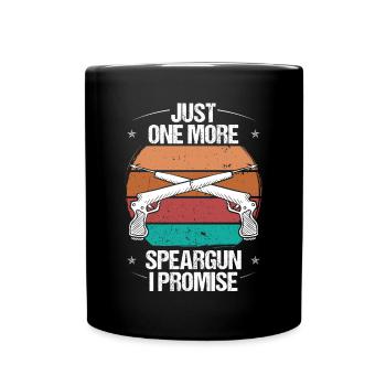 Spearfisher Just one more Speargun I promise - Tasse einfarbig - Schwarz - Vorne