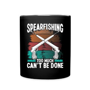 Spearfisher Apnée Apnée Plongeur Spearo Spot - Mug uni - noir - Devant