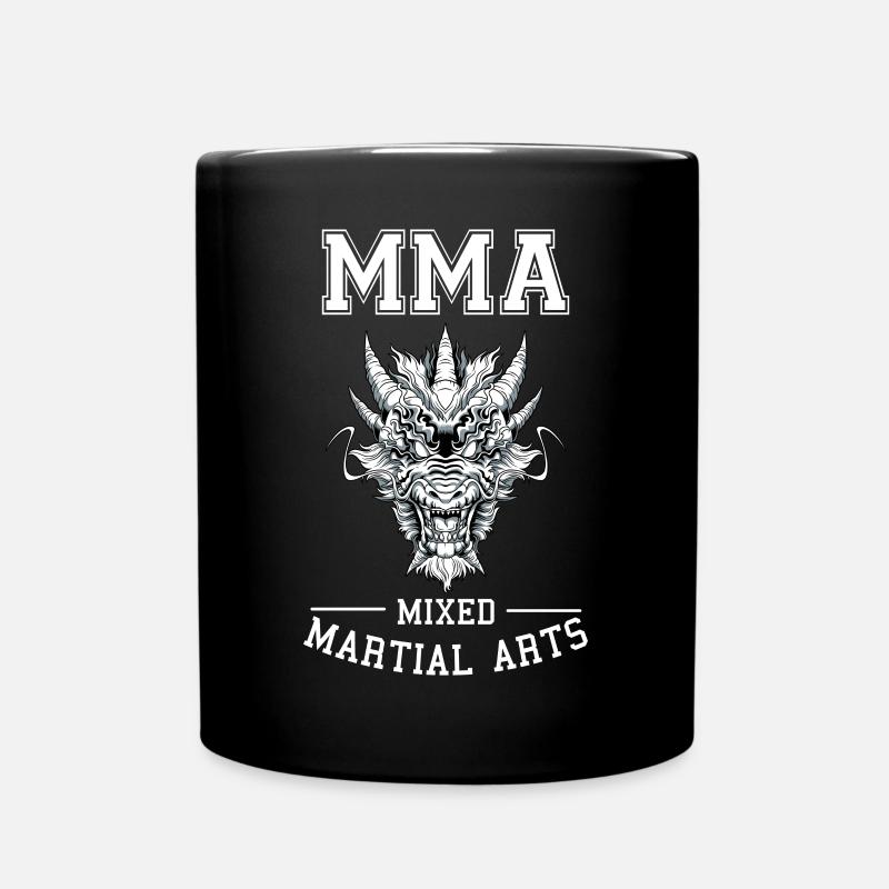 Mixed Martial Arts Dragon Head - MMA Fighter Free - Tasse einfarbig - Schwarz