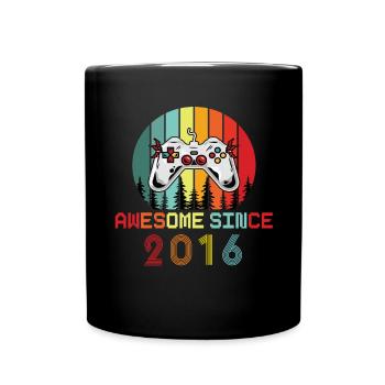 Awesome Since 2016 Birthday 2016 Vintage 2016 - Full Colour Mug - black - Front