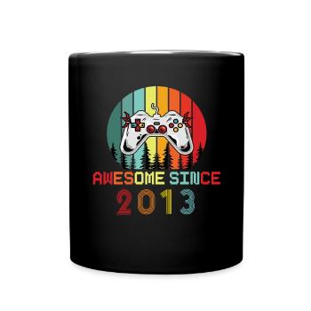 Awesome Since 2013 Birthday 2013 Vintage 2013 - Full Colour Mug - black - Front
