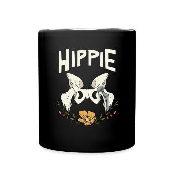 Hippie hip joint - Full Colour Mug - black - Front